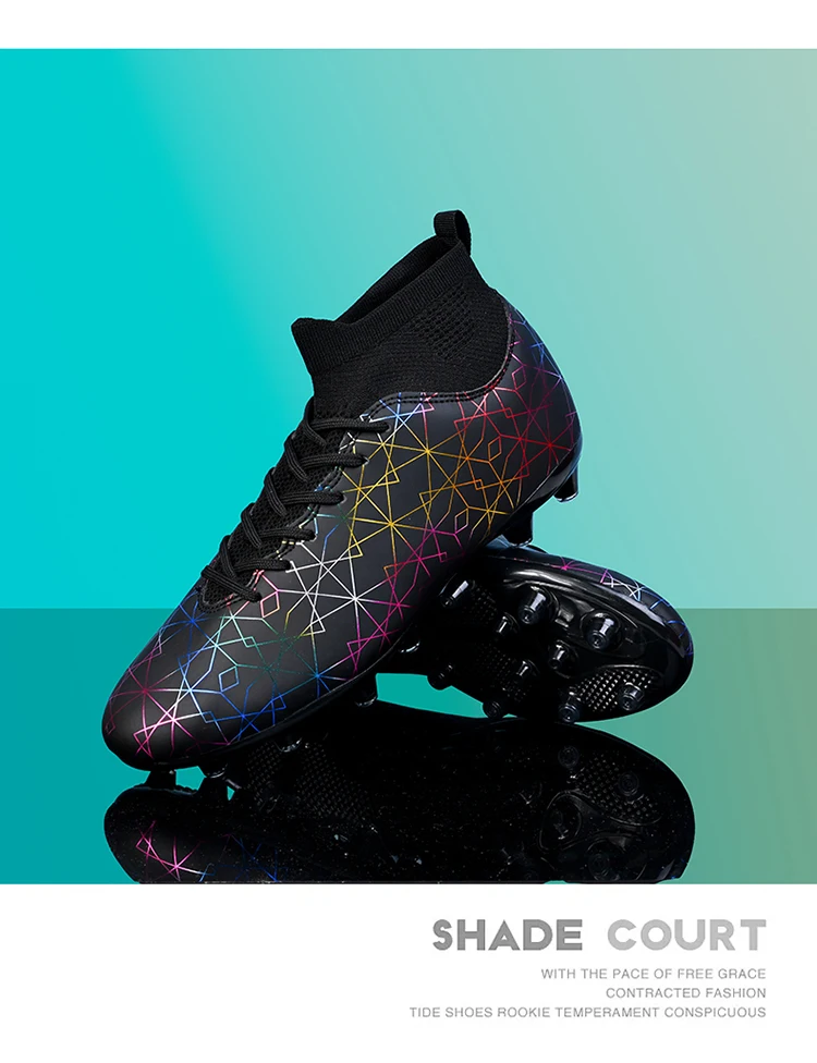 Neu Männer Professionelle Fußball Schuhe FG Training Fußball Stiefel Turnschuhe Lange Spikes Außen Bequeme_voghion.com