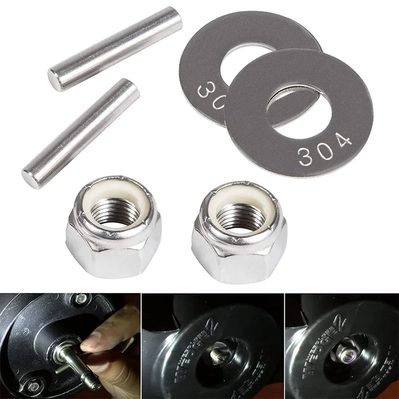 Ymt Marine Tools Mkp-34 Prop & Nut Kit E Adatto Per Minn Kota Trolling Motor & Mkp 33 & Mkp 38 Wedge Senza Erbacce 2 (233160/1865018)