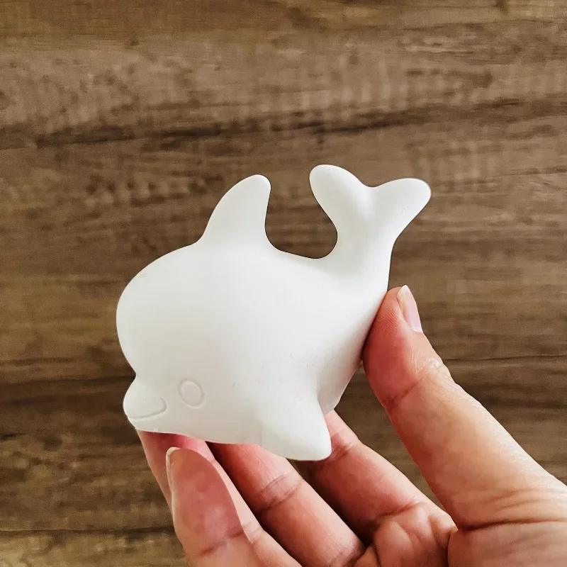Cute Dolphin Mould Ocean Animal Dolphin Deocration Silicone Mold Epoxy Resin Cement Concrete Mold Home Decoration