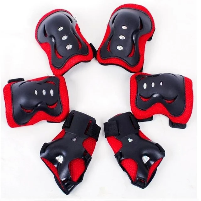 6 In 1 Skating Cycling Roller Skating Protection Set Kids Knee Elbow Wrist Protective Pads Sport Protective Gear 2