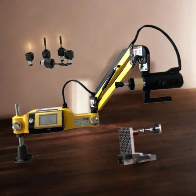 Spot Stock Elektrische Gewindeschneidmaschine M3-M20 Metallschneiden Bohren Gewindeschneidwerkzeuge Tapper Arm Universal mit ISO-Spannfutter