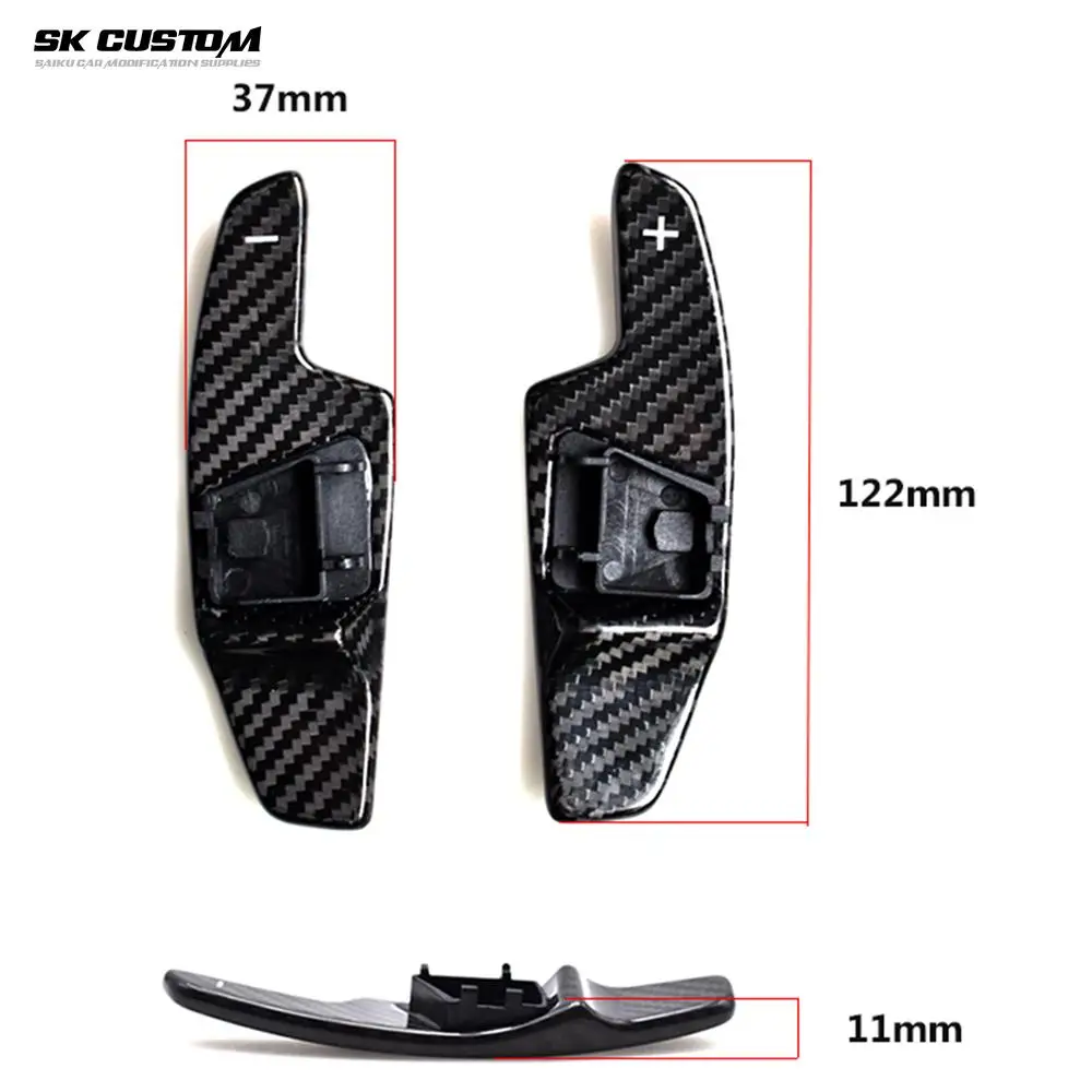 For Volkswagen Golf 8 Golf R MK8 Rline -24 Carbon Fiber Steering Wheel Replacement Shift Paddles