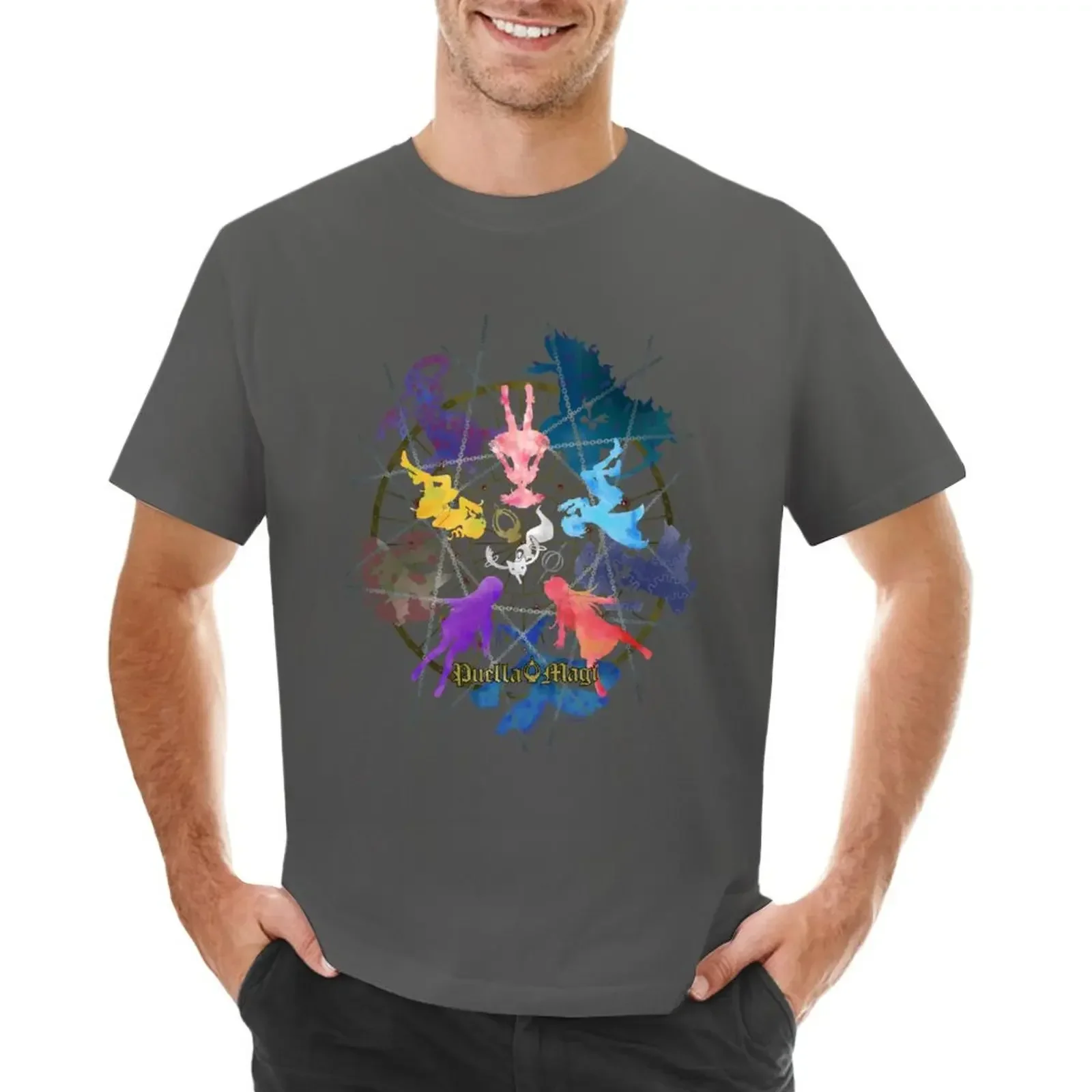 

Day Gift Puella Magi Madoka Magica Gifts For Fan T-shirt Blouse oversized boys whites men t shirts
