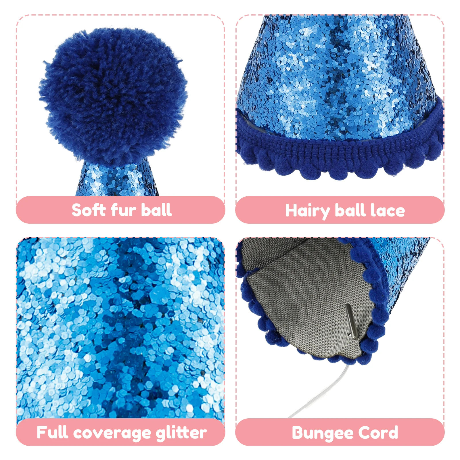 12Pcs Mini Dog Cat Hat Birthday Party Hat Puppy Cap Creative Kitten Cap Costume Accessories for Pet Birthday Party Decor