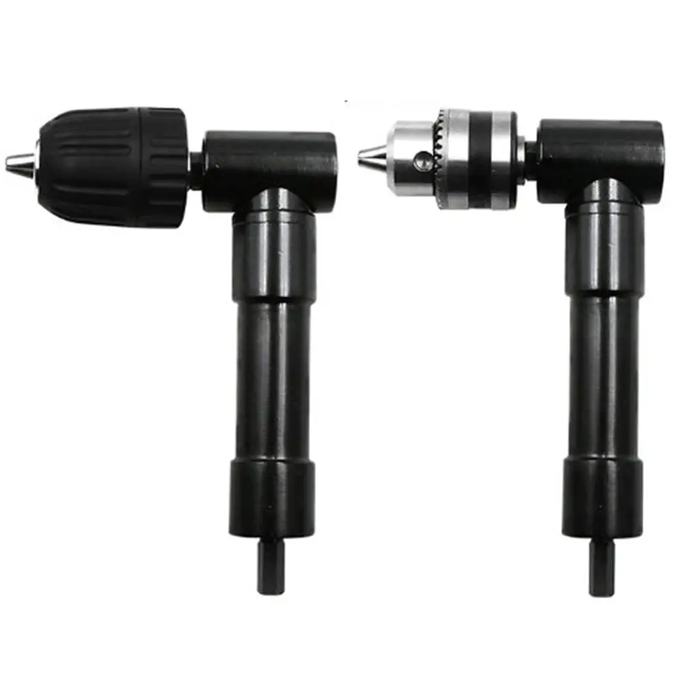 90 Degree Right Angle Electric Drill Chucks 3 claw High Precision Chuck Extension Accessories Conversion Angle Drill Wholesale