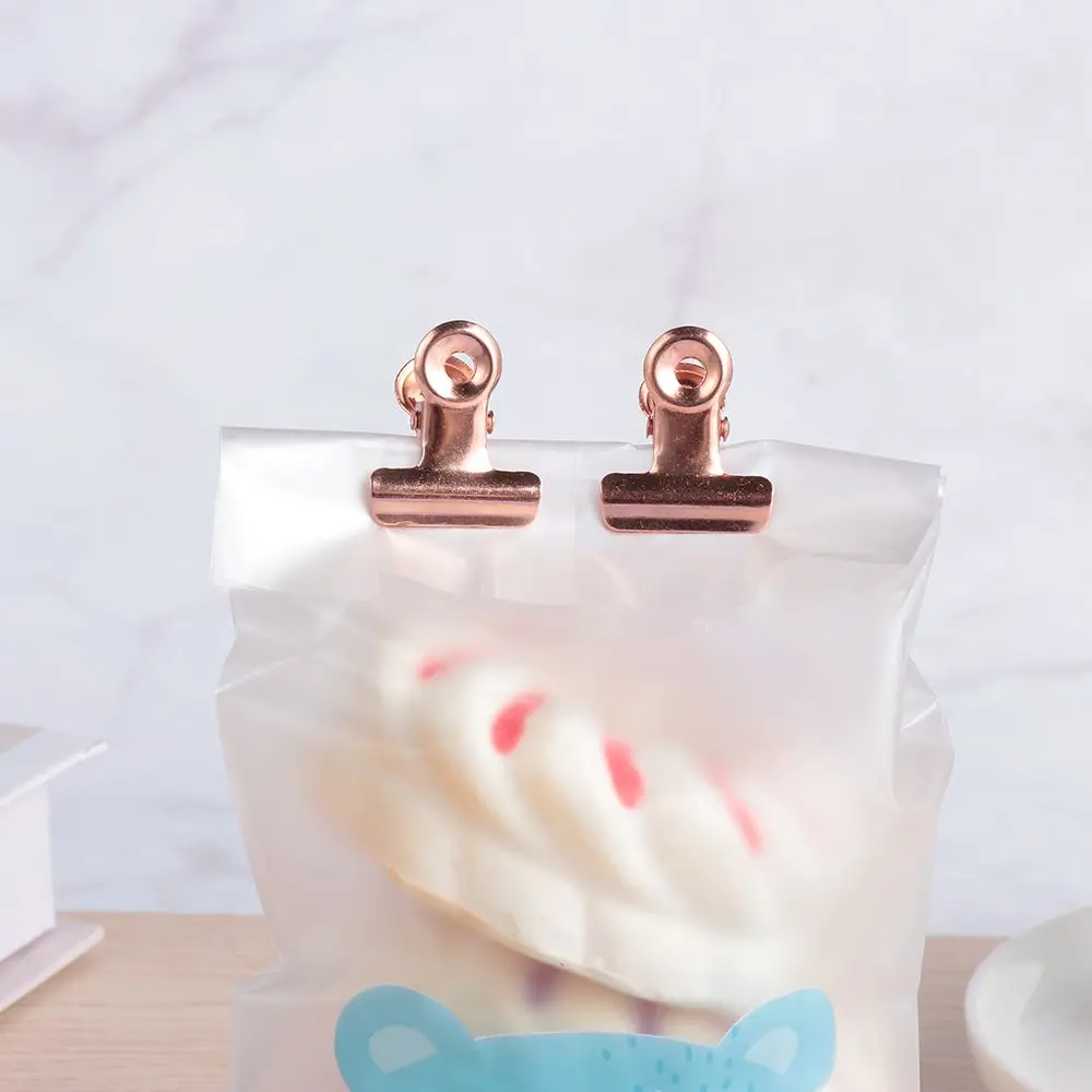 Metal Kitchen Food Sealing Bag Clips Letter Paper Photo File Clamps School Office Calendar Binder Clip 6Pcs Household Accessorie bread bag clips kitchen bag clips sealing clips storage bag clips bag clips mini photo clips