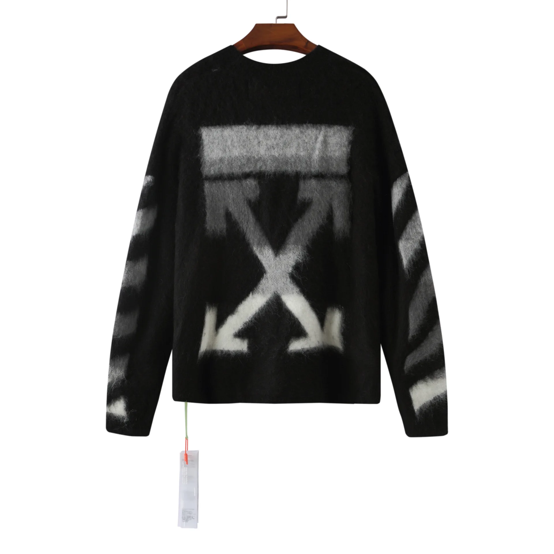 

Off White Chaopai Autumn/Winter OFF Gradient Arrow Mohair Knit Sweater Men's and Women's Sweater Coat