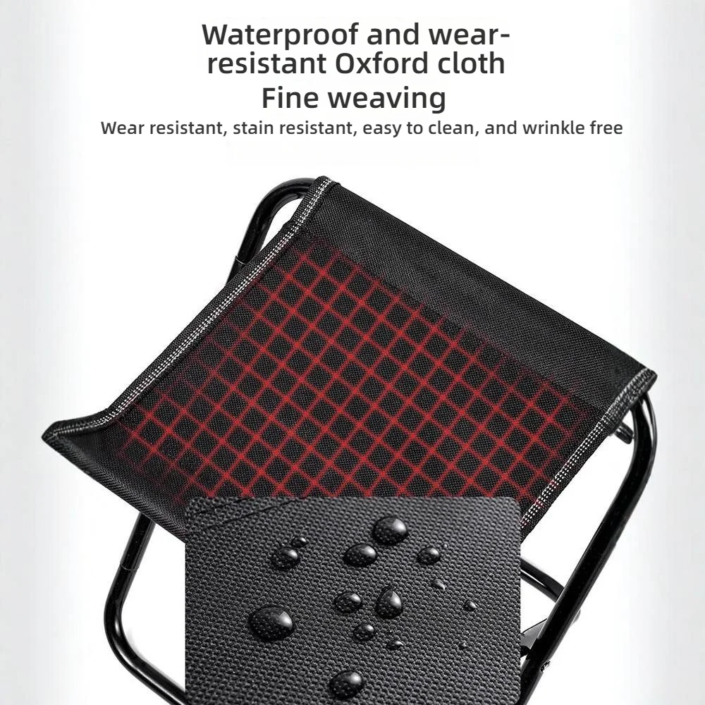 Outdoor Portable Folding Chair Bench Fishing Stool Travel Camping Horse Stool Train Subway Queuing