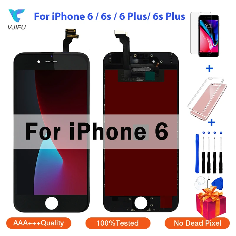 Display Aaa +++ Per Iphone 6 6S 6 Plus 6 P Lcd Touch Screen Panel Assembly Per Iphone 6G Sostituzione Dello Schermo 100% Test No Dead Pixel