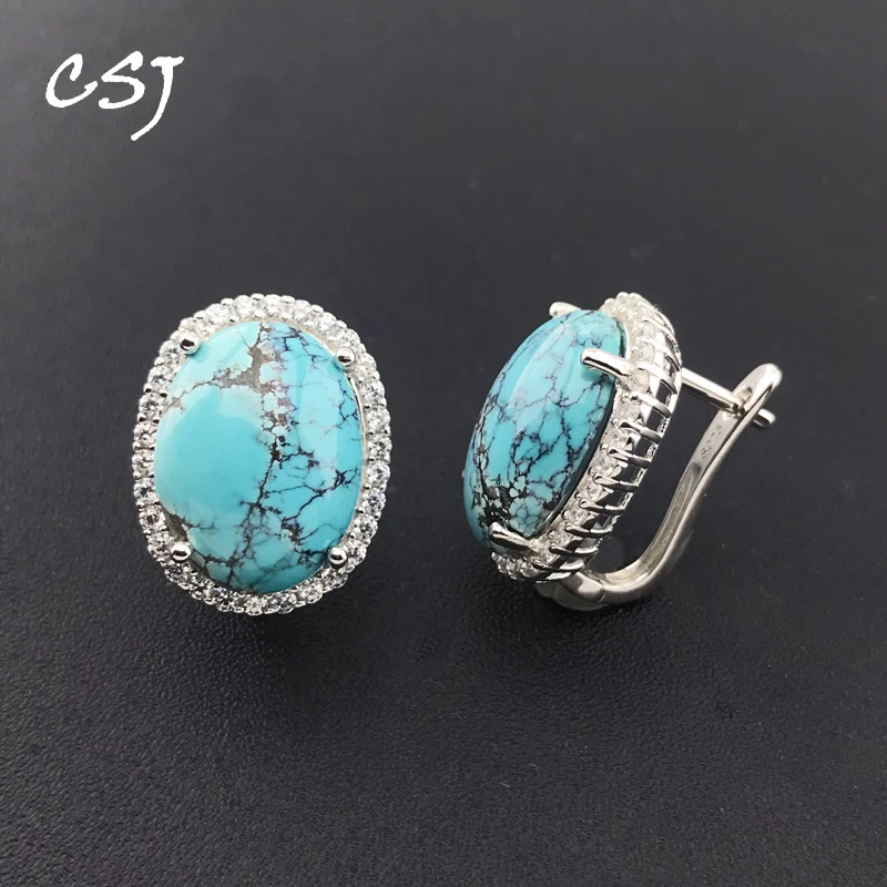 Bella Gemelli IN Argento Sterling 925 Mexico Turchese