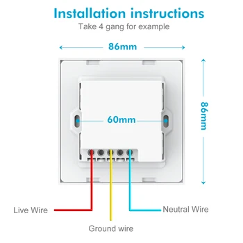 Shawader Tuya WiFi Smart Israel Wall Socket EU Power Plug Outlet USB Type C PD
