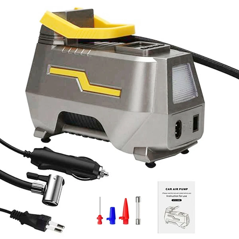 Car-AC-DC-12V-Tire-Inflator-Portable-Air-Compressor-Digital-Air-Pump ...
