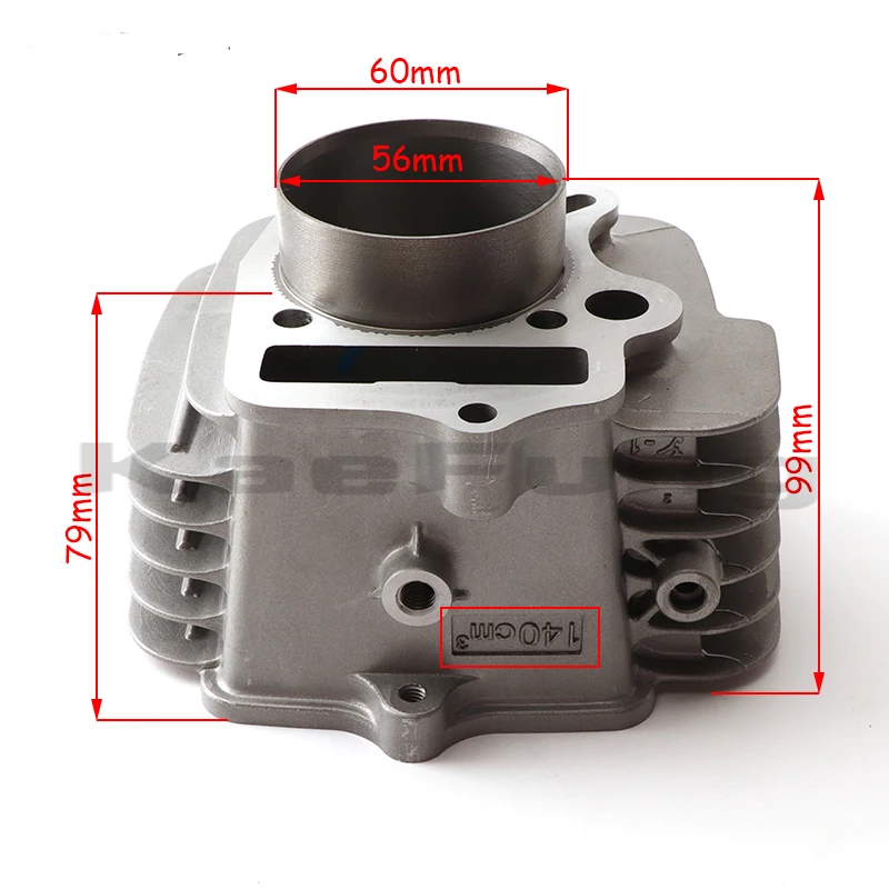 56mm Bore Motorcycle Motorcross parts Ying Xiang YX 140 Engine Cylinder Fit 140cc SSR YCF IMR Dirt Pit Bike Pitston