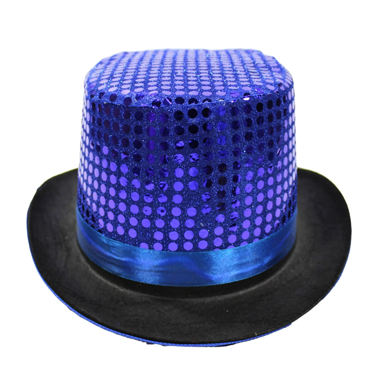 Adult High Hat Vintage British Gentleman Jazz Hat Club Party Magician Performance Sequin High Bowler Hats