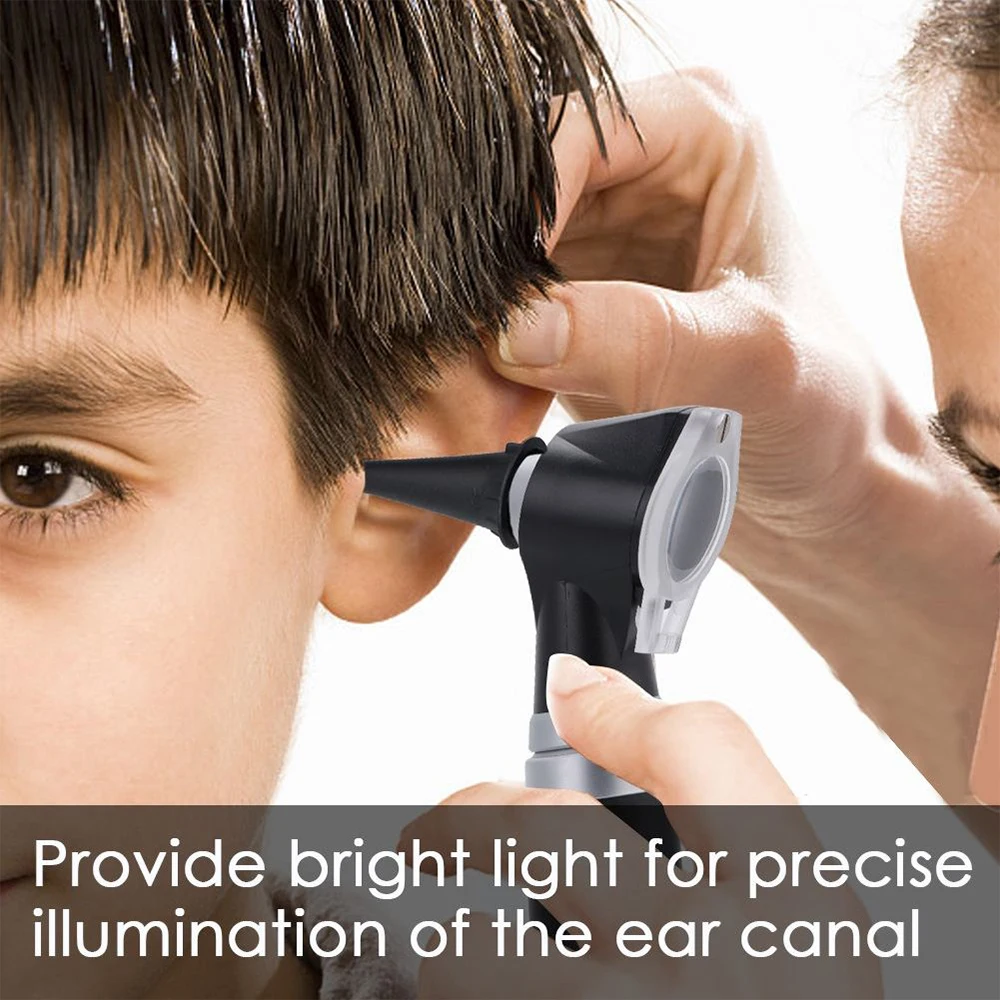 Professional Otoscope - Ear Scope with Light, Ear Infection Detector, for Nursing & Medical Students for Kids and Adults & Pets 2