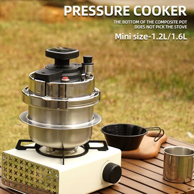 Multifunctional Small Pressure Cooker Nonstick Kitchen Cooking Pot Rice Cooker 304 Stainless Steel 5-minute Quick Cooking Pot 2