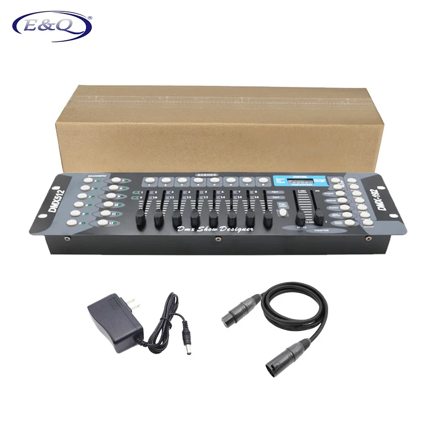 

Free shipping NEW 192 DMX Controller DJ Equipment DMX 512 Console Stage Lighting For LED Par Moving Head Spotlights DJ Controlle