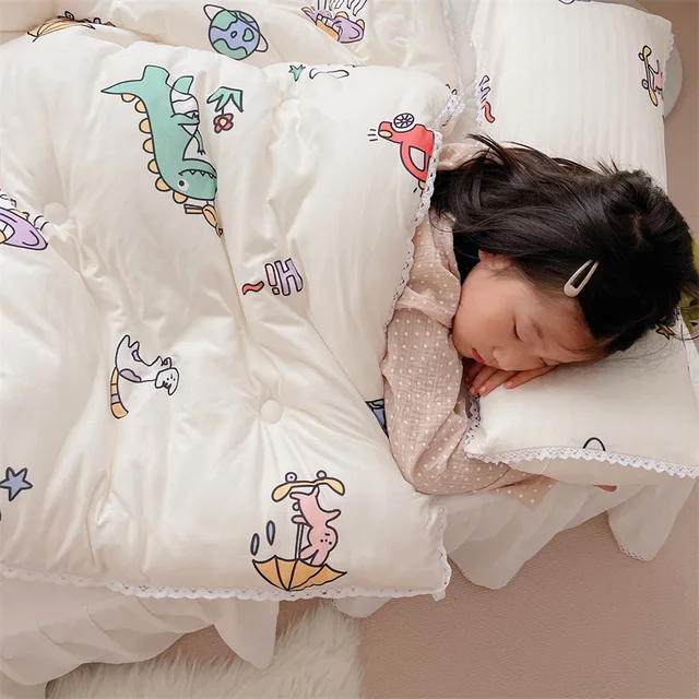 아동용 경량 퀼트 이불: 부드러운 잠을 위한 따뜻하고 통기성 있는 편안함