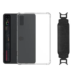 Slim Airbags Shockproof Clear TPU Tablet Case - 9.06 Back Cover for RedMagic Astra (TPU Case and Strap)