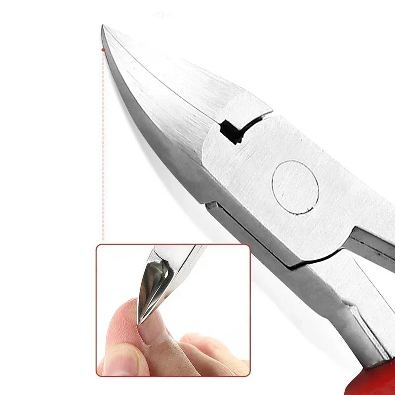 Professional Toenail Nipper for Thick and Ingrown Nails - Precision Pedicure and Manicure Tool