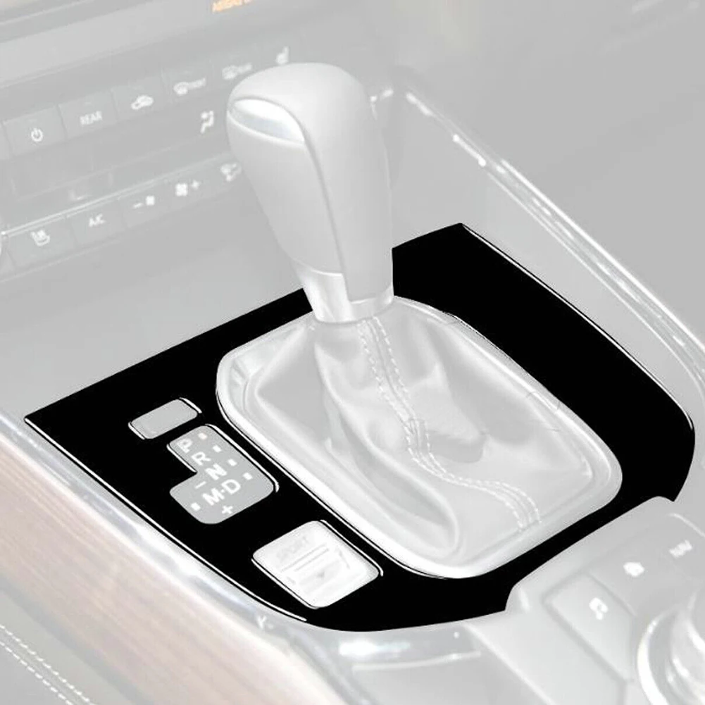 

Console Gear Shift Panel Cover Trim Durable High Quality Hote Sale Piano Black Professional Gear Shift Panel Cover