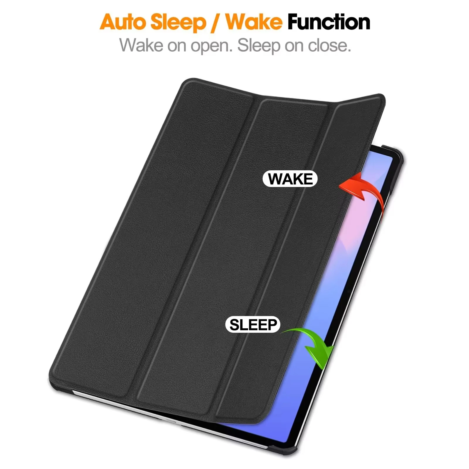 Ultra Lightweight Slim Protective Stand Case - Hard PC & Premium PU Shell