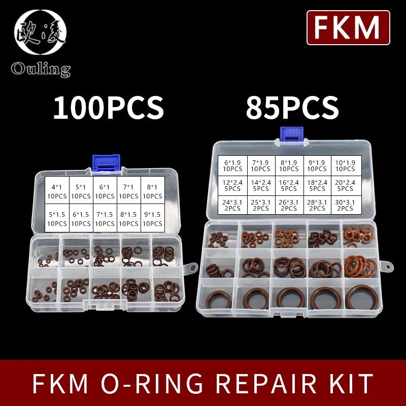 1/4 FKM O-Rings - 25 Pack