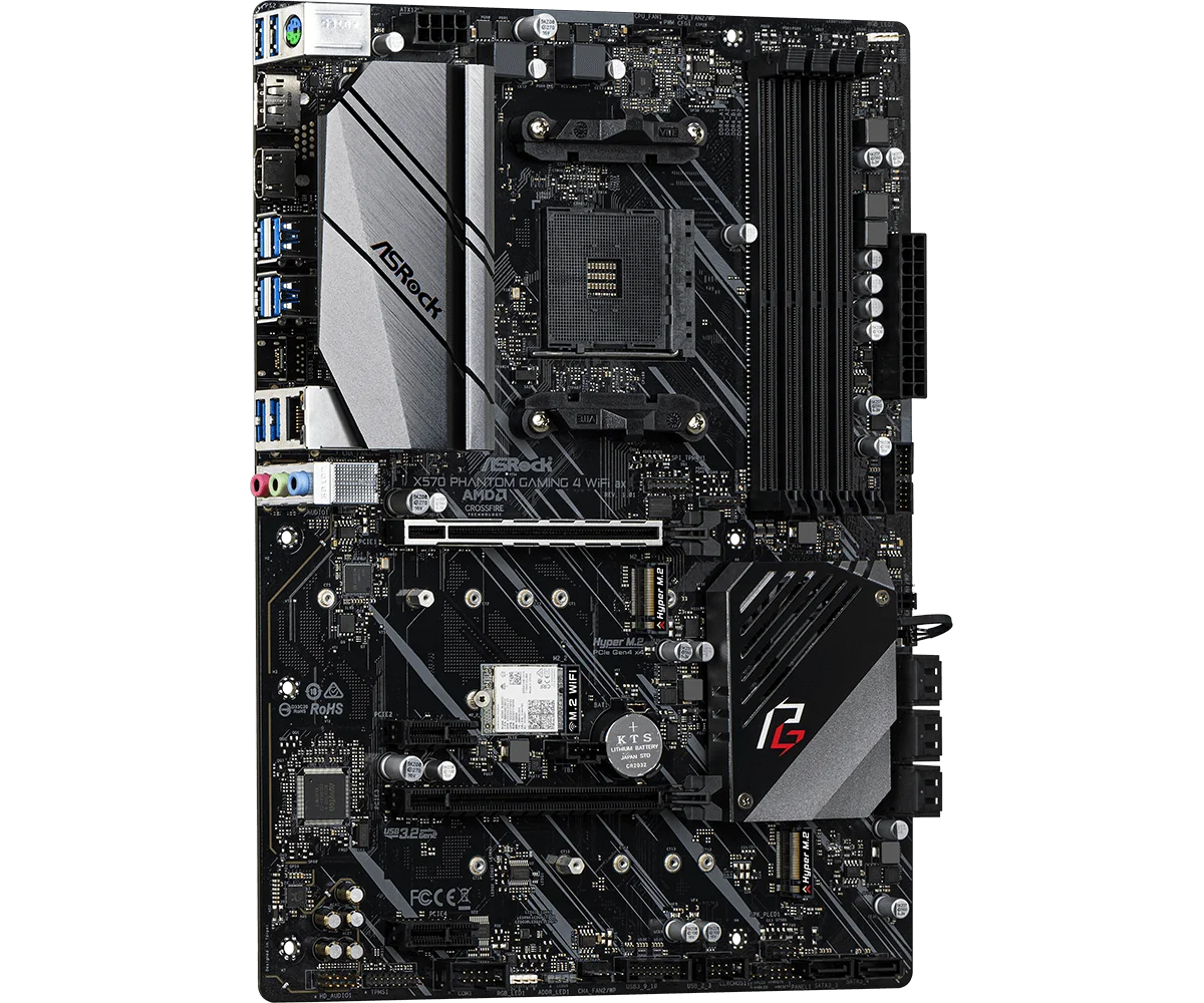 ASRock X570 Phantom Gaming 4 WiFi ax motherboard AM4 AMD X570 DDR4 