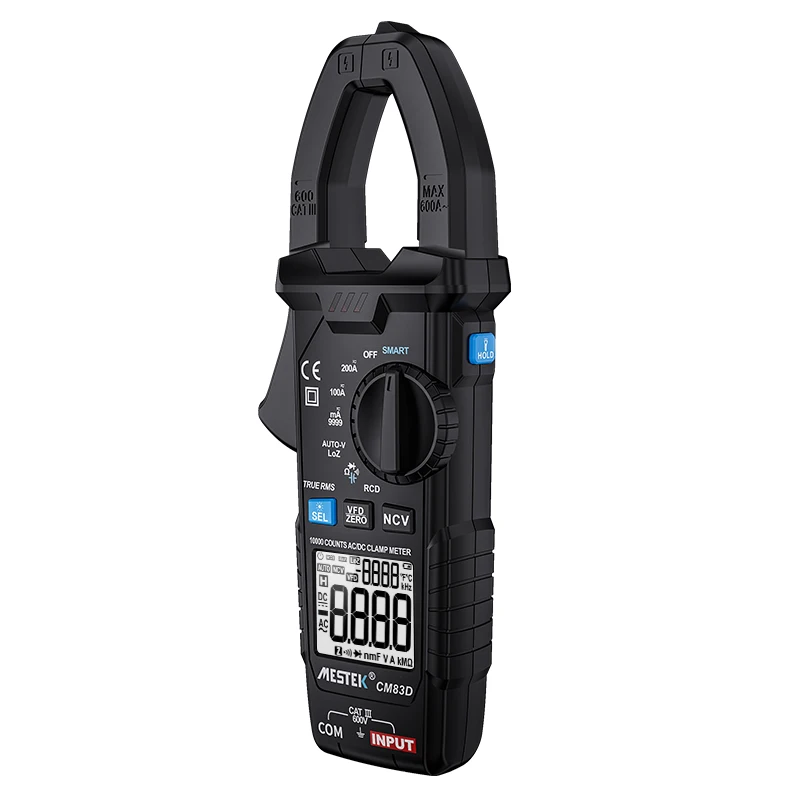 

Professional Clamp Meter cm83d ac dc 200A TRMS Auto-Rang Voltage Ammeter Hz Ohm NCV Tester clamp Multimeter Ampere Meter