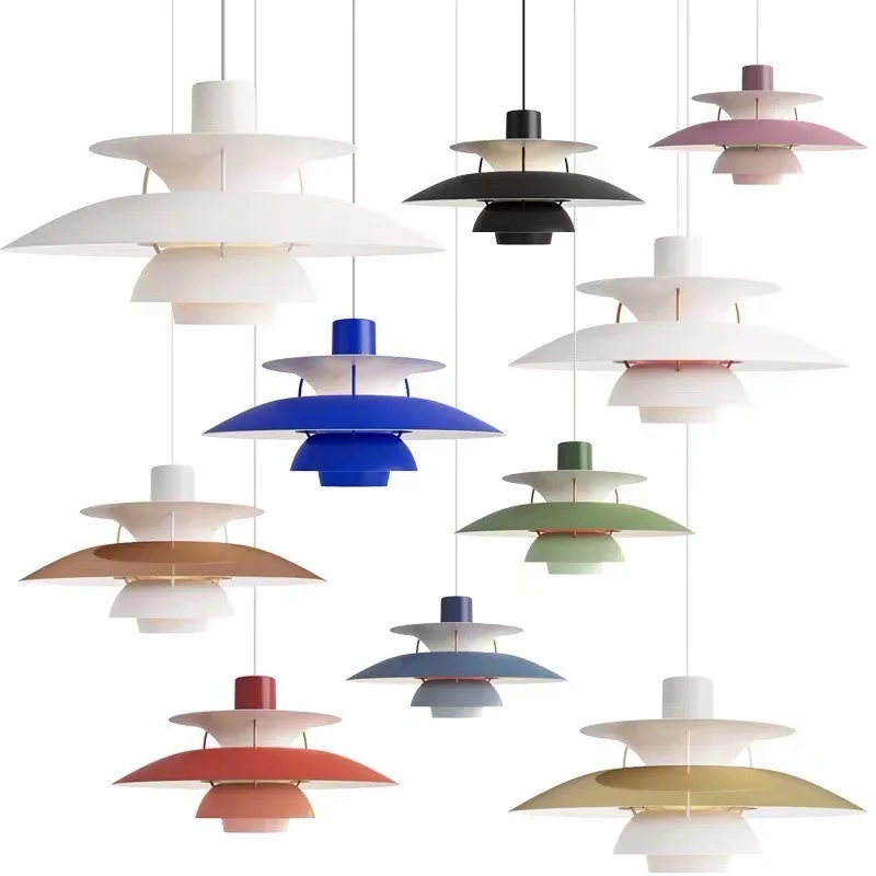 

Colorful Umbrella 50cm Pendant Lamp Led Decor Louis Hanglamp Living Room Suspend Luminaire Lights Fixture Industrial Chandelier