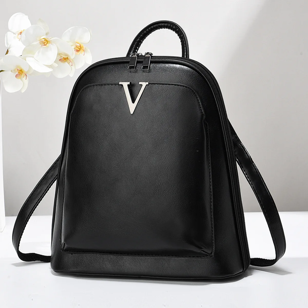 Trendy Backpack 2025 Women's Leisure Waterproof Travel Bag Computer Bag Backpack High School Junior High School Student Backpack 5