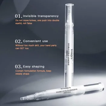 Heallor Natural Double Eyelid Styling Cream Big Eye Transparent Eyelid Glue Super Stretch Fold Lift Eyes Shaping Tools Eyes Make - Thumbnail 4