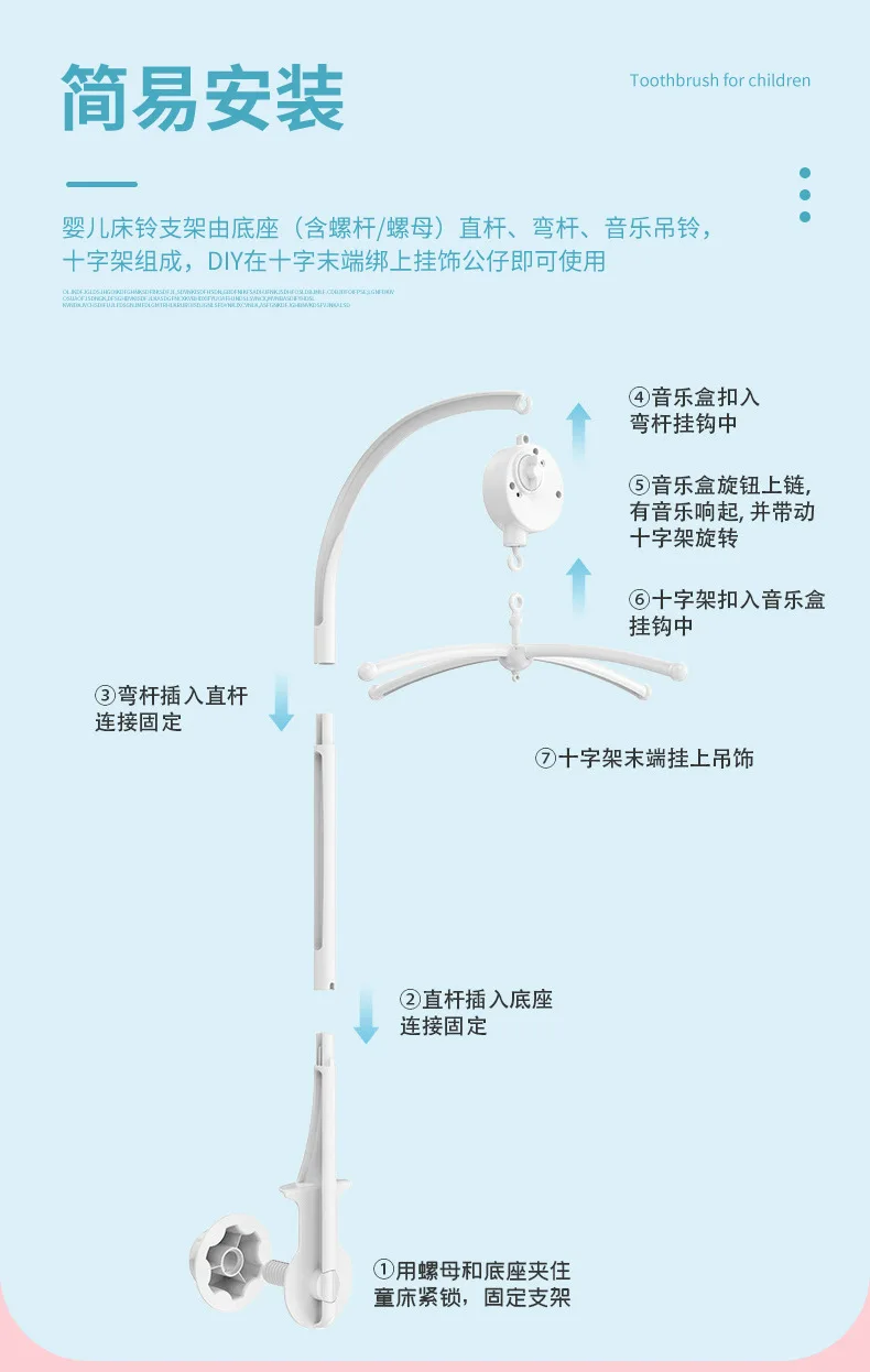 Boîte à Musique Mobile Bébé Bois - Canada