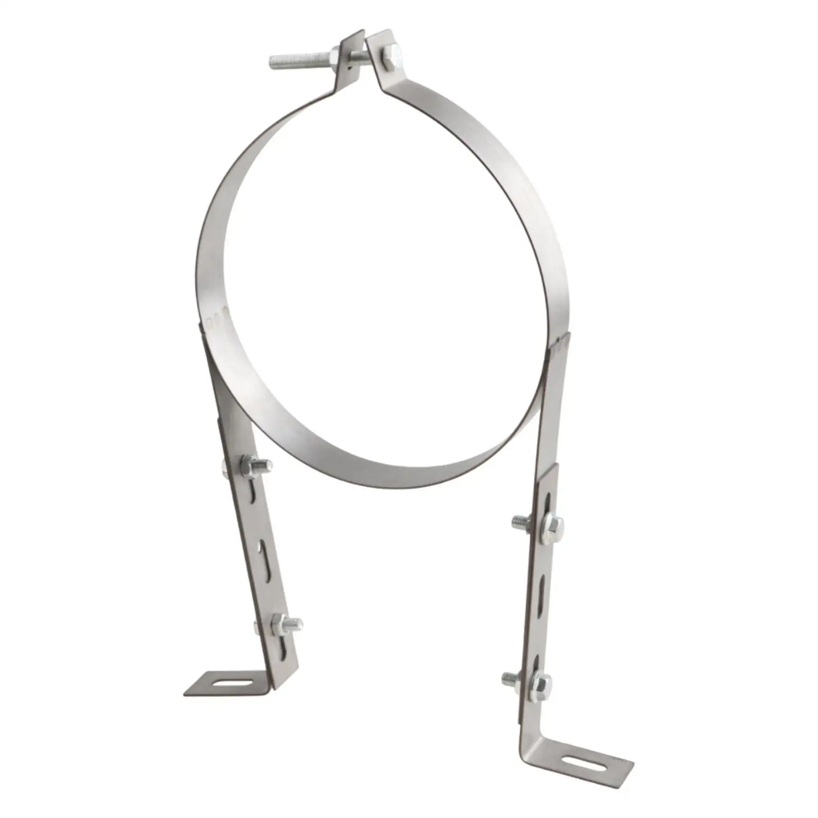 Chimney Pipe Wall Strap B Vent Pipe Bracket Holder Fixing Fireplace Parts Pipe Bracket Clamp for Outdoor Indoor Drainage Pipe