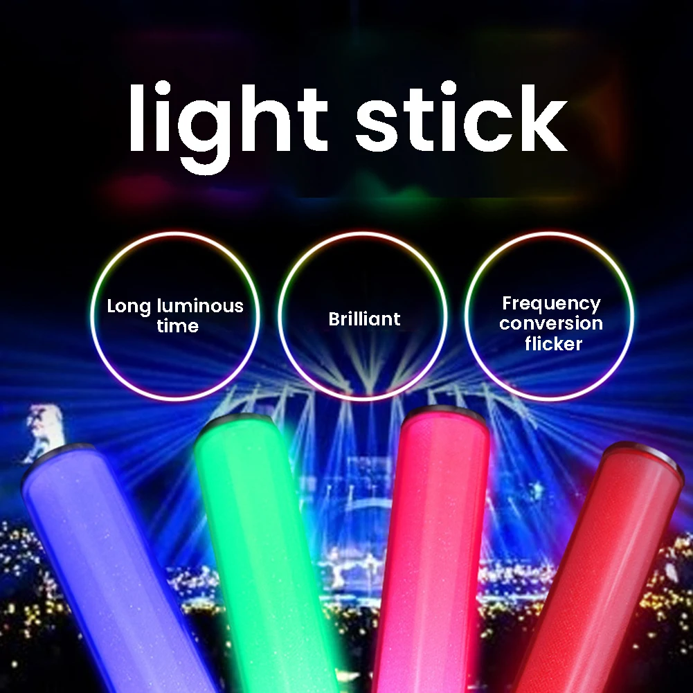 

15/18 Color Flash Stick Light Colorful Party Flashing Light Party Clubs Supplies