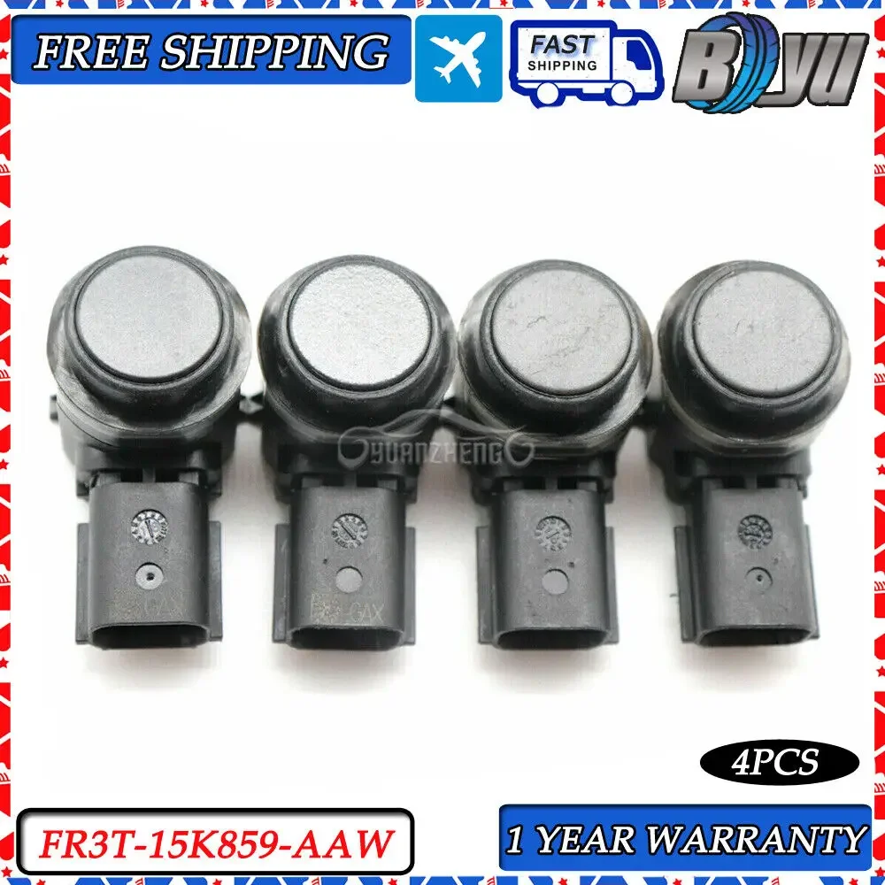 Parking Sensor Kit Led Parking Sensor Kit Parking Sensor Car Led Parking Sensor 4X FR3T-15K859-AAW PDC Parking Sensor For Ford Edge Expedition Explorer Focus Fusion For Lincoln Mkx Mkz Nautilus EM2Z-15K859-AA