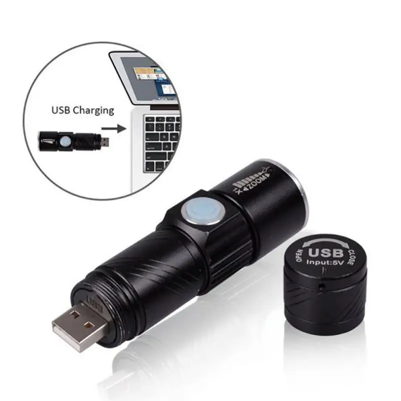 

Wer Supply Built-in Battery Flashlight Focusing Bright Components Gear Position 3rd Gear Adjustment Led Flashlight