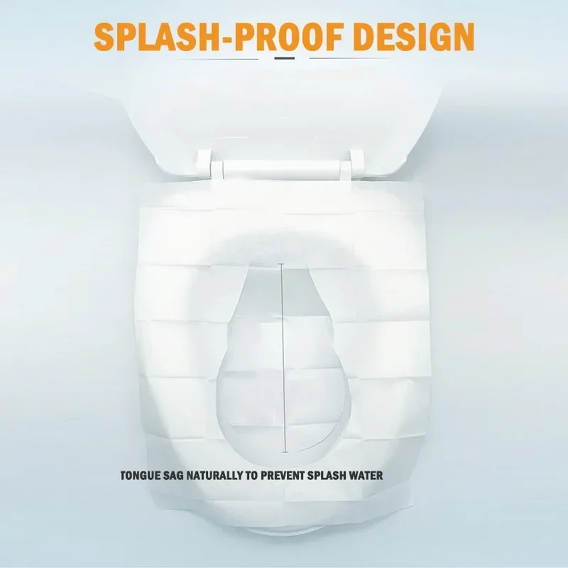 Disposable Toilet Mat Portable Waterproof Soluble Water Toilet Seat Cover for Travel Camping Hotel Seat Accesorios Ba&ntilde;o
