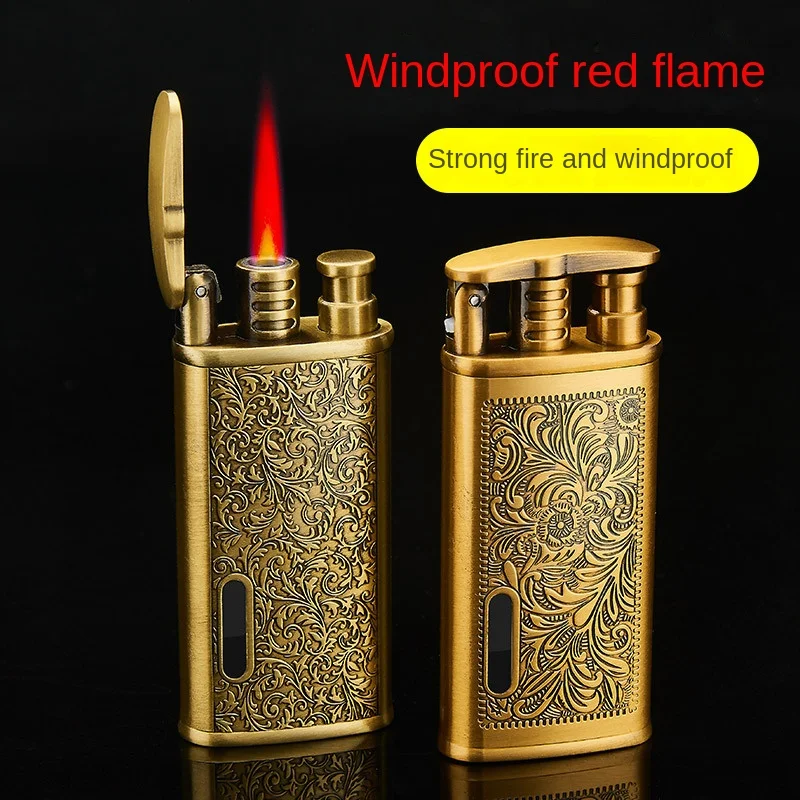 

Retro The Mystic Nine Metal Windproof Gas Lighters Plateau Available
