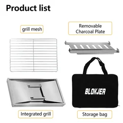 Portable Outdoor Stainless Steel Barbecue and Camping Stove (BBQ Grill)