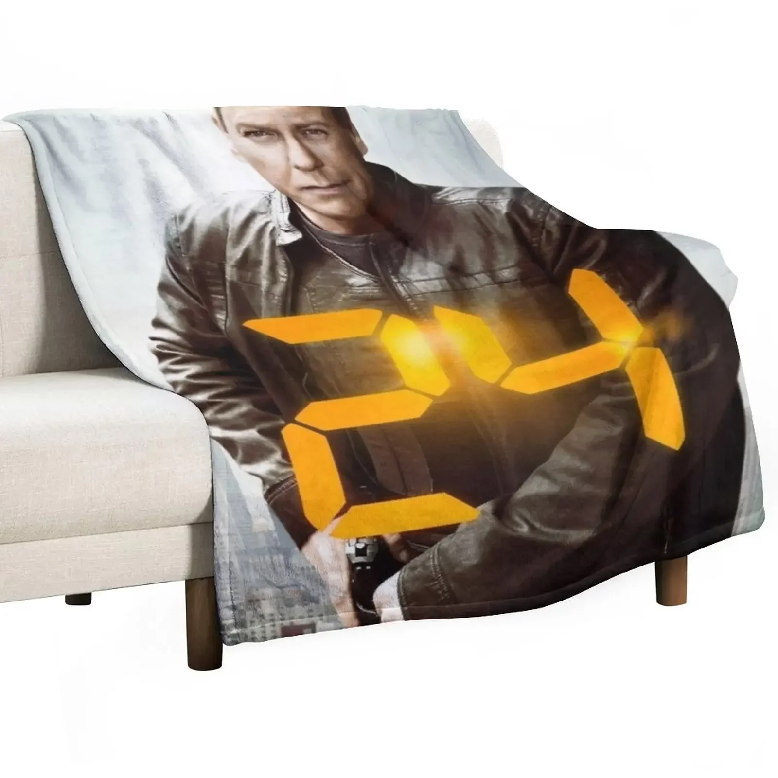 

Jack Bauer 24 Throw Blanket Flannels For Decorative Sofa Softest Blankets