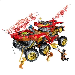 En Stock 61029 858pcs Terre Prime Camion Modèle Blocs De Construction Chiffres Compatible 70677 Briques BRICOLAGE Jouets pour Enfants 