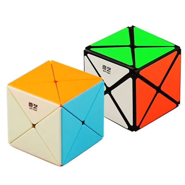 Qiyi X Cube 2x2x2 X-Shaped Magic Cube Qiyi X speed Cube 2x2 Strange-Shape Puzzle Cube Toys 1
