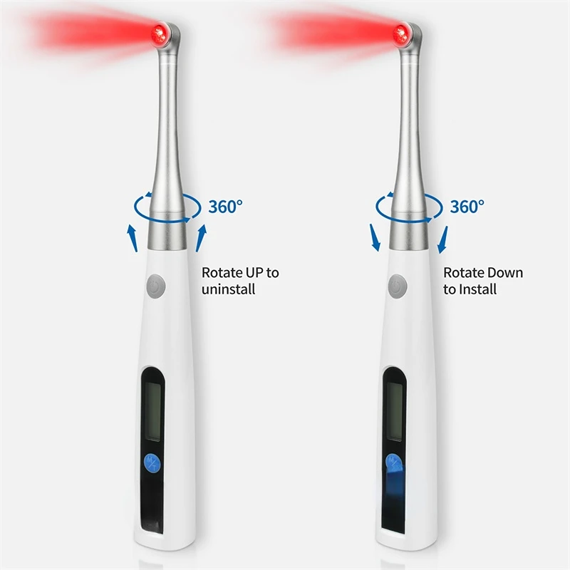 

ZS Infrared Light Therapy Lamp 660nm+850nm Near Infrared Laser Oral Pen with Pulse Mode for Body Relaxation Physiotherapy Health