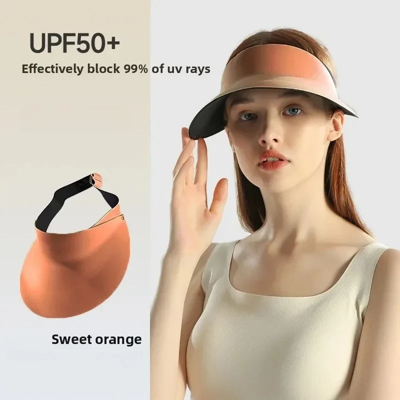 Outdoor Women's Sun Hat Seamless One-Piece UV Protection Hat Lace Net Cap Fashionable Summer Hat Breathable Capacious Design