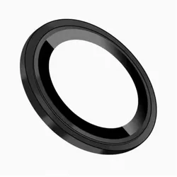 Alloy Frame Camera Protector with Metal Glass Ring Cover - Motorola Razr+ 2025 (Black)