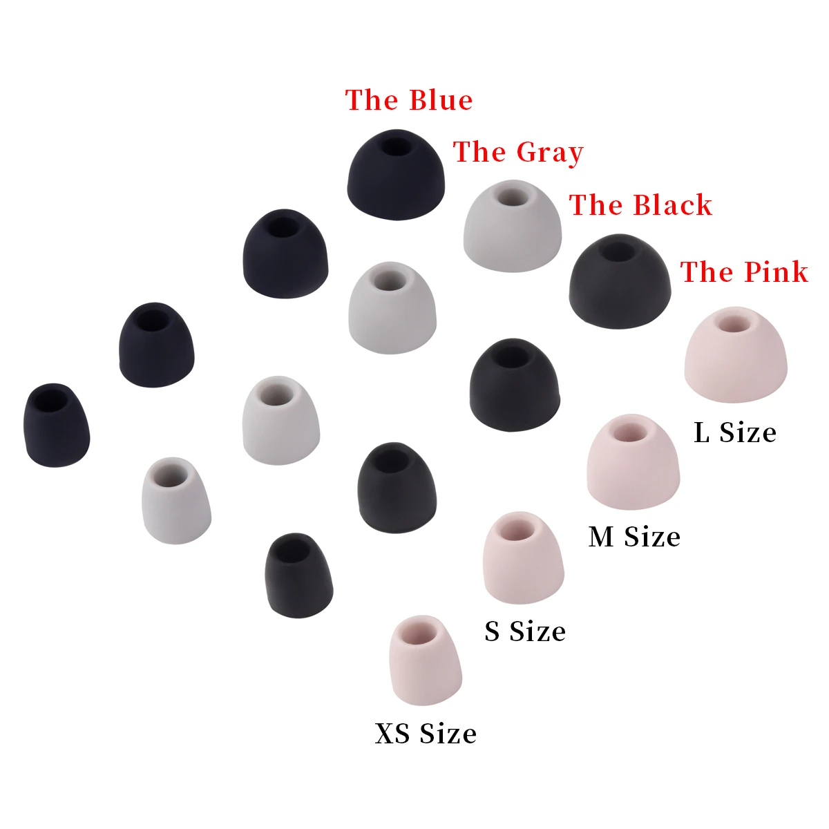8Pcs Silicone Ear Tips for Bang Olufsen Beoplay E8 2.0 3.0 3rd Gen E8 Sport TWS Eartips for BO H3/H5/E4/E6 In-ear Headphone Tip