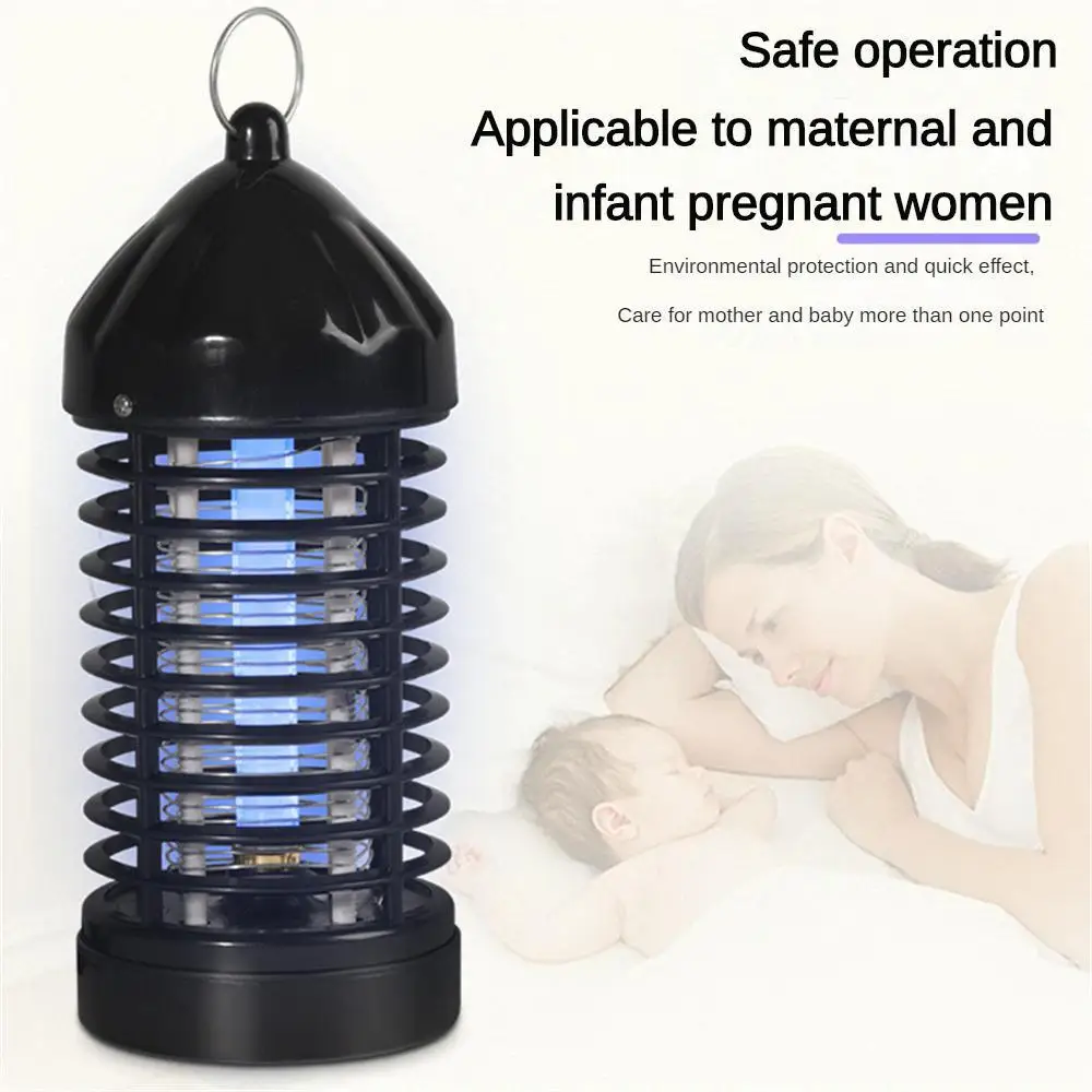야외 모기 트랩 전기 충격 발생기, 가정용 무소음 비방사선 전자 광촉매 램프