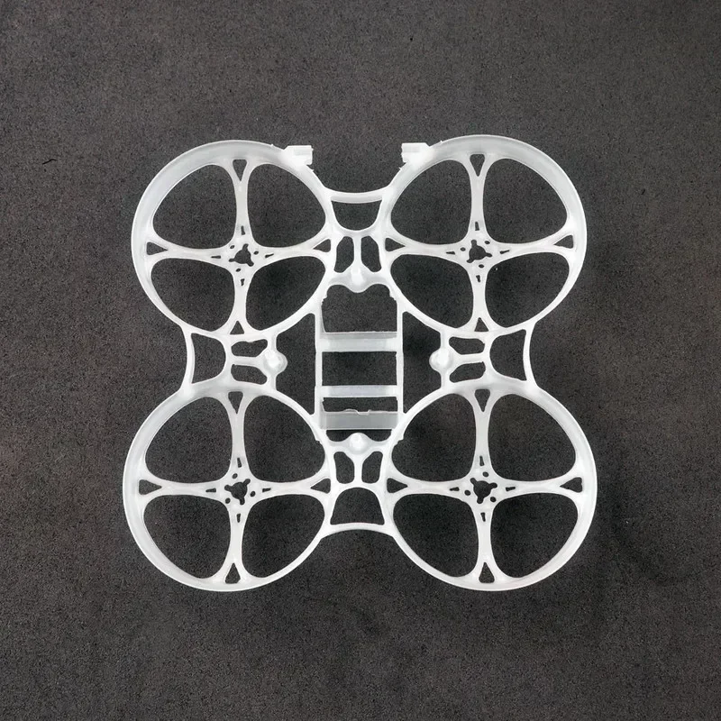 Détail du châssis Happymodel 75mm pour Mobula7, pièce de rechange micro FPV, avec trous de montage.