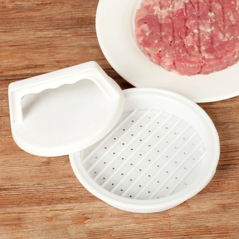 New Round Burger Press Burger Machine Meat Beef Grill Hamburger Machine Patty Barbecue Cake Press Maker Mold Kitchen Tools